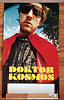 Doktor Kosmos in sunglasses wearing a red cape